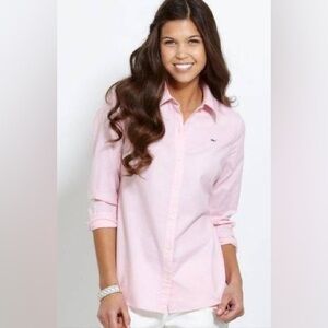 EUC Vineyard Vines pink button up shirt sz 2